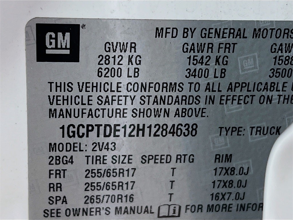 2017 Chevrolet Colorado Z71