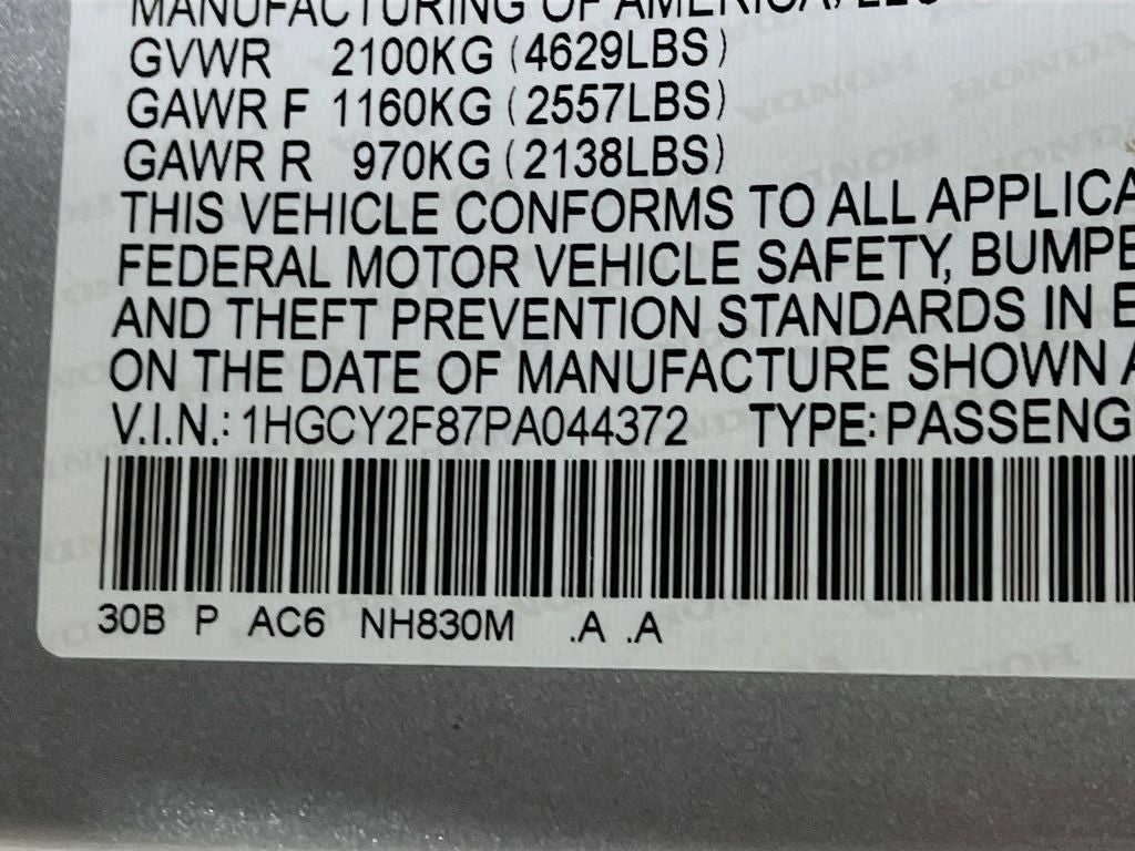 2023 Honda Accord Hybrid Touring