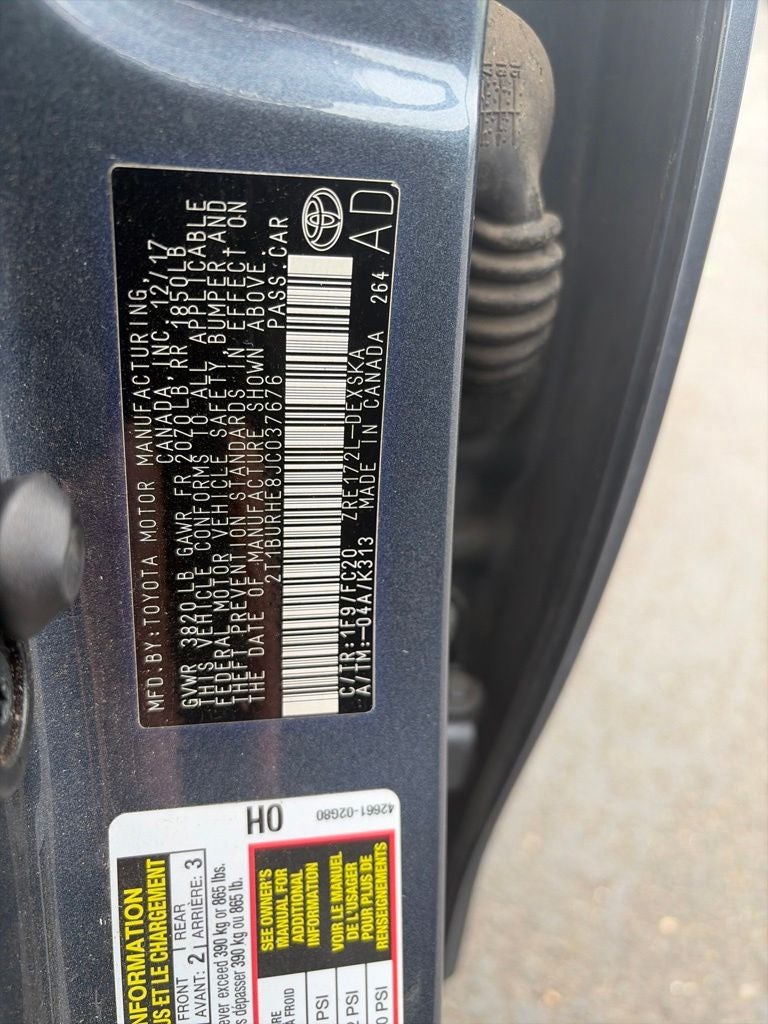 2018 Toyota Corolla SE