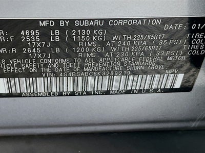 2019 Subaru Outback 2.5i