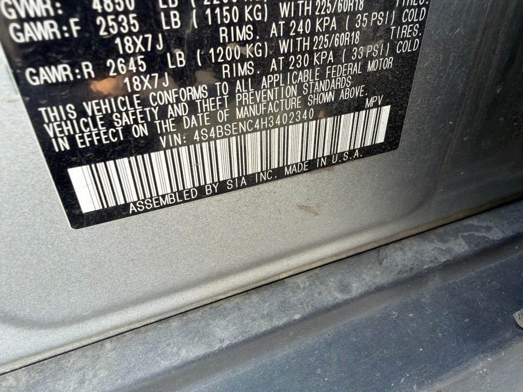 2017 Subaru Outback 3.6R Limited