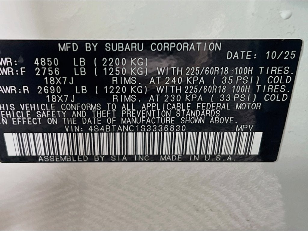2025 Subaru Outback Limited