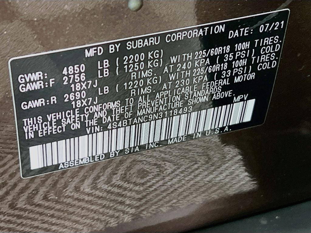2022 Subaru Outback Limited