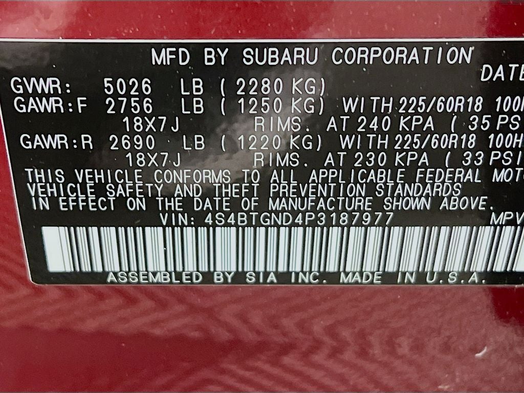 2023 Subaru Outback Limited XT