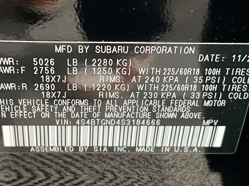 2025 Subaru Outback Limited XT
