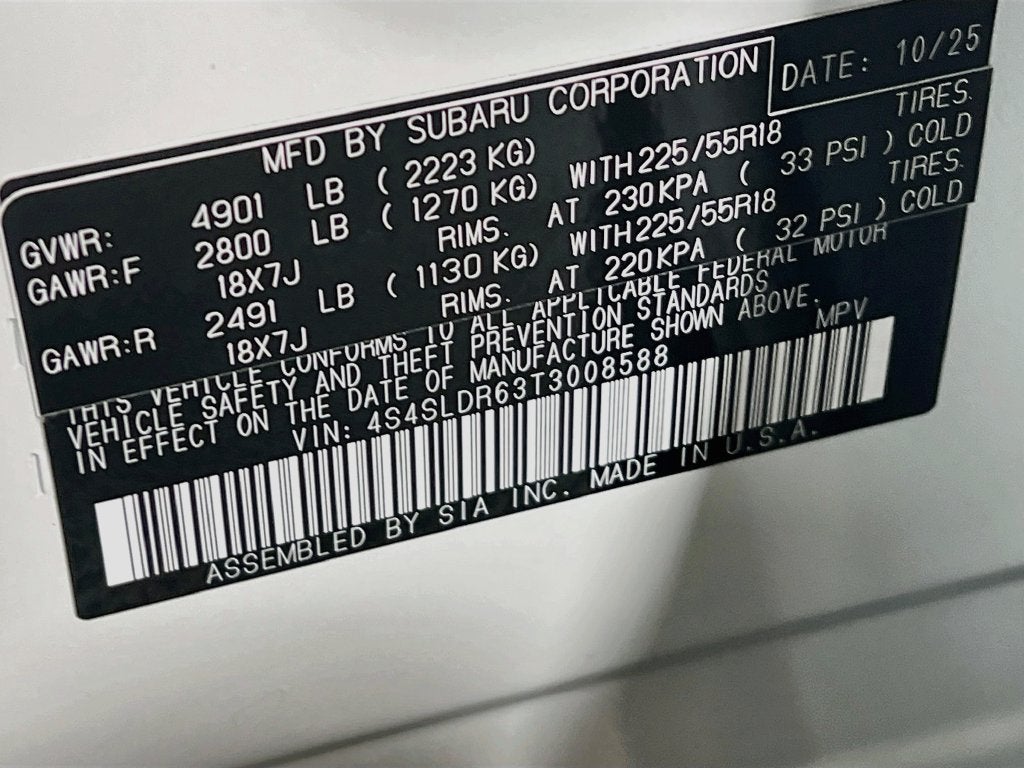 2026 Subaru Forester Limited