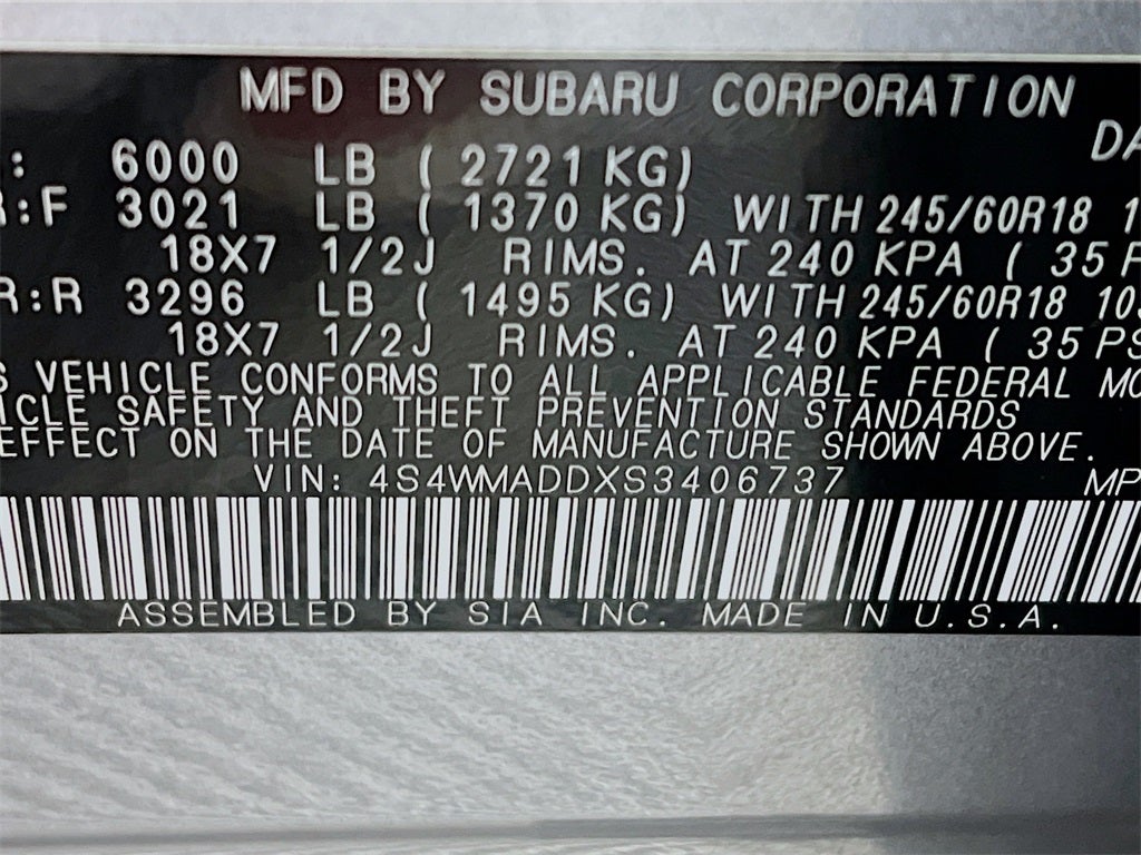 2025 Subaru Ascent Premium