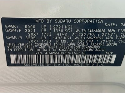 2023 Subaru Ascent Onyx Edition