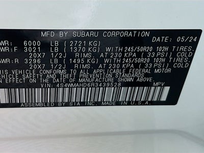 2024 Subaru Ascent Onyx Edition