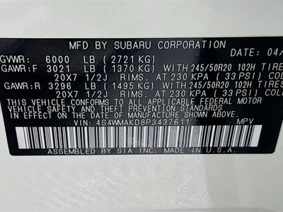 2023 Subaru Ascent Onyx Edition