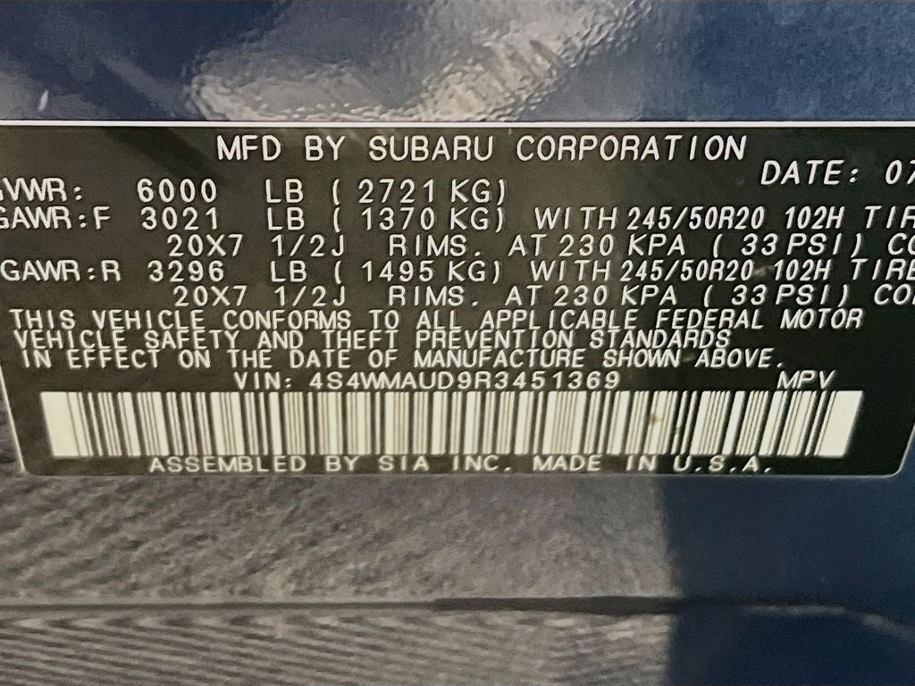2024 Subaru Ascent Limited