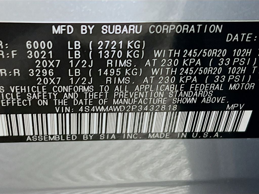 2023 Subaru Ascent Touring