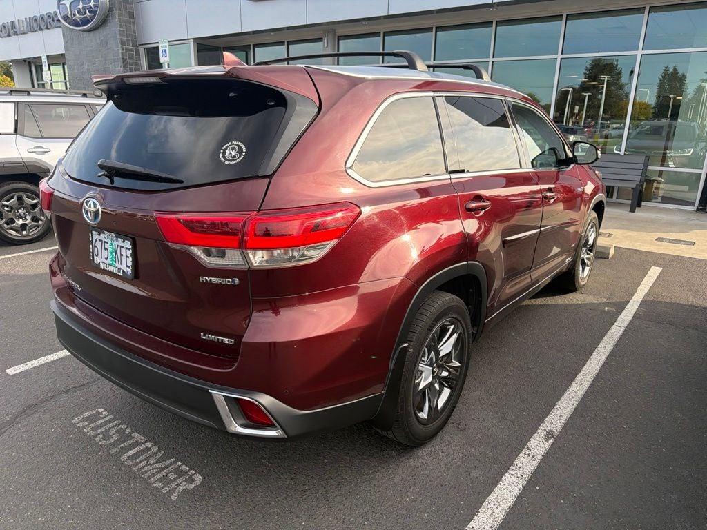 2018 Toyota Highlander Hybrid Limited Platinum