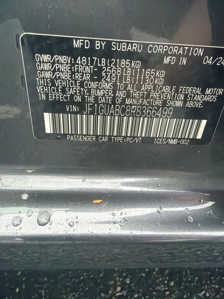 2024 Subaru Impreza Base