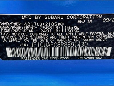 2024 Subaru Impreza Sport