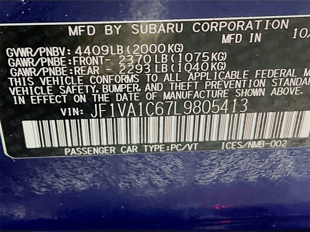 2020 Subaru WRX Premium