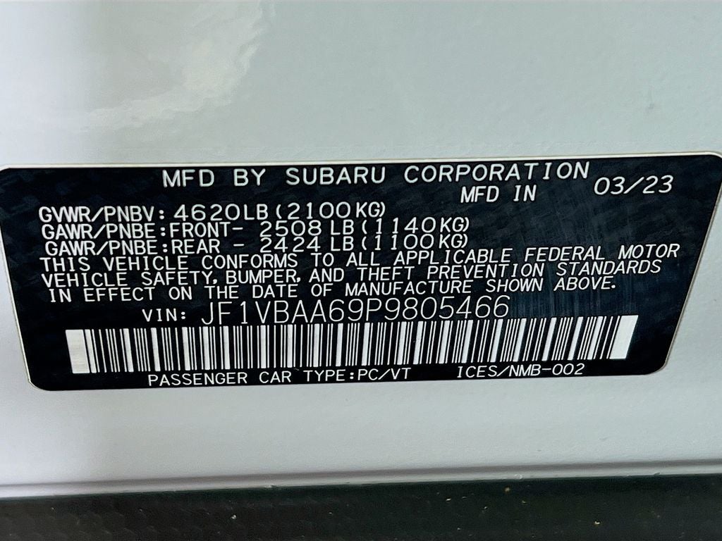 2023 Subaru WRX Base