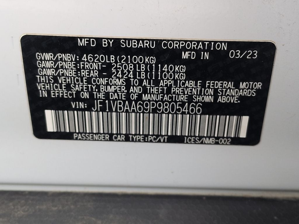 2023 Subaru WRX Base