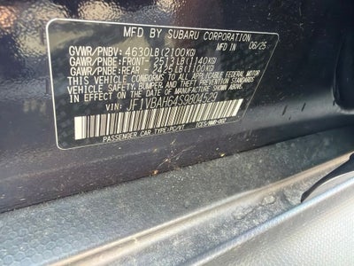 2025 Subaru WRX Premium