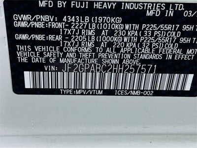 2017 Subaru Crosstrek 2.0i Premium