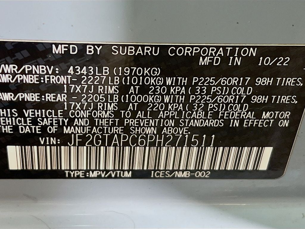 2023 Subaru Crosstrek Premium