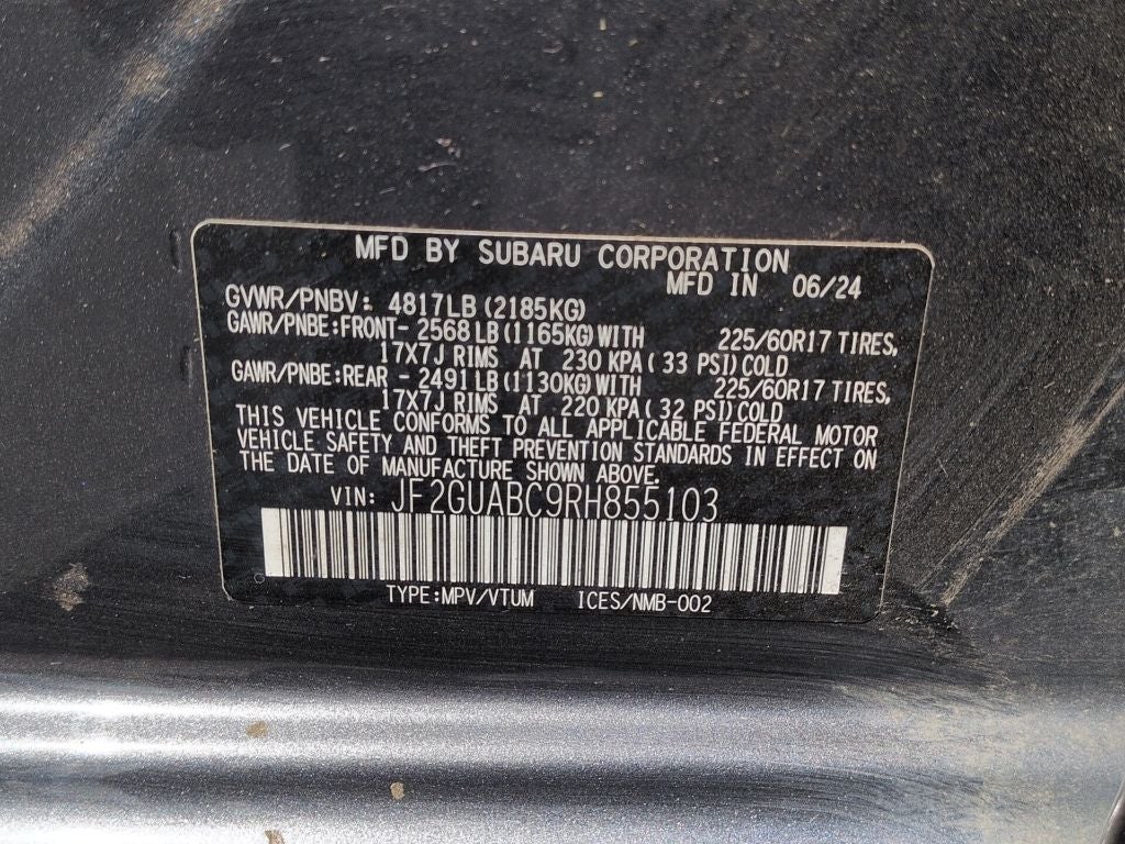 2024 Subaru Crosstrek Base