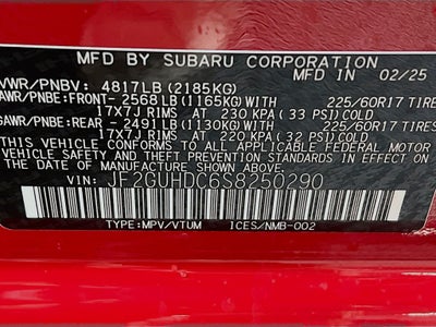 2025 Subaru Crosstrek Premium