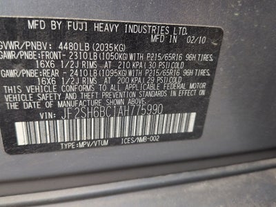 2010 Subaru Forester 2.5X Special Edition