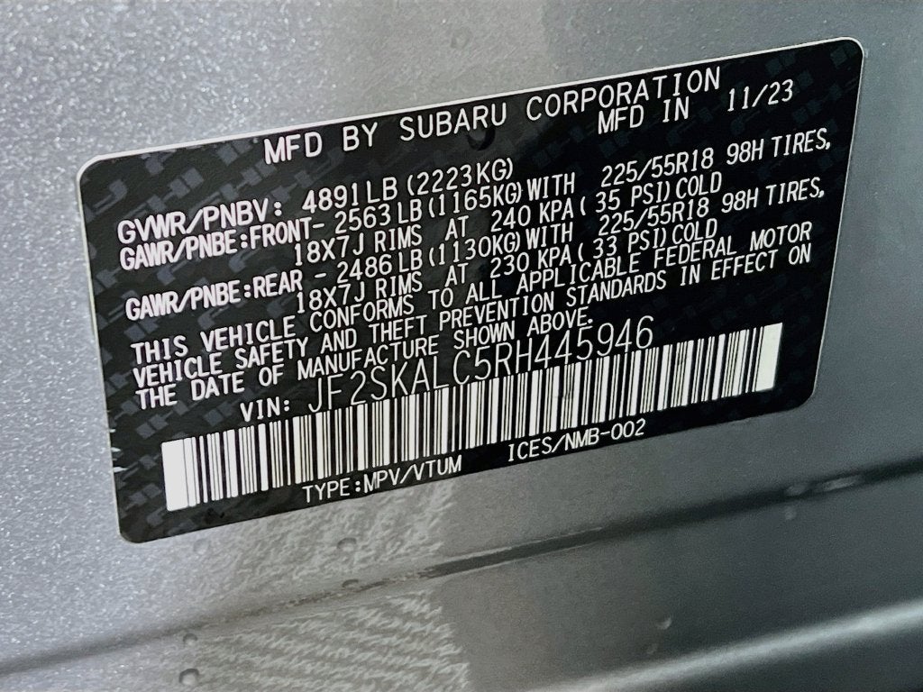 2024 Subaru Forester Limited