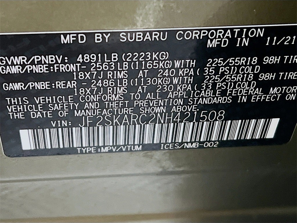 2022 Subaru Forester Touring