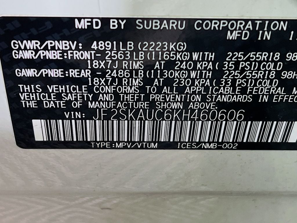 2019 Subaru Forester Limited