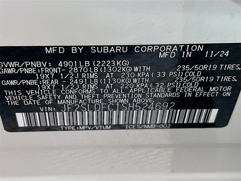 2025 Subaru Forester Sport