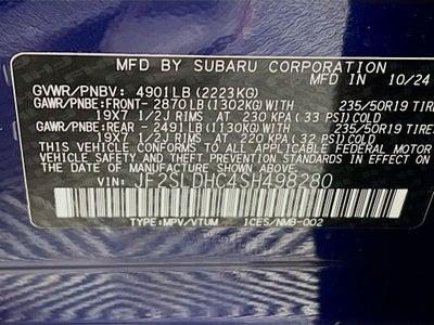 2025 Subaru Forester Sport