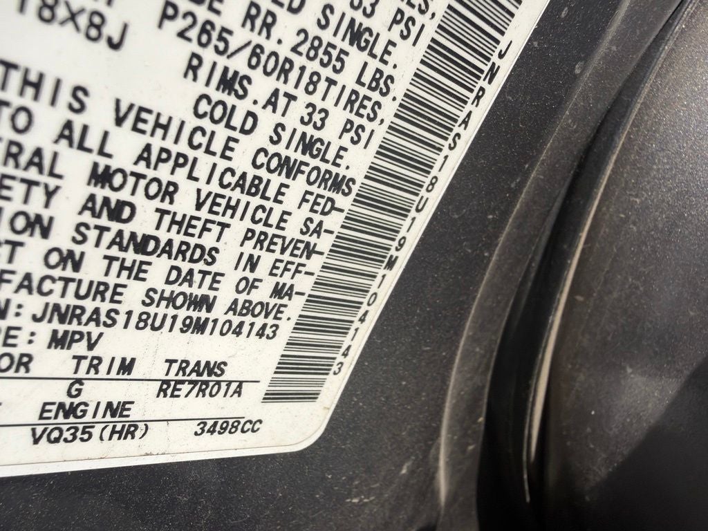 2009 INFINITI FX35 Base