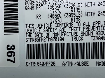 2026 Toyota Tacoma SR5