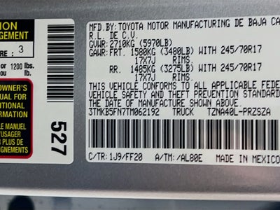 2026 Toyota Tacoma SR5