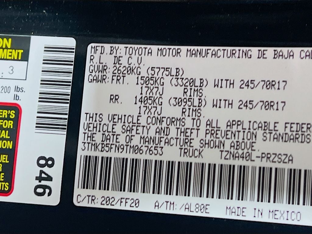 2026 Toyota Tacoma SR5 S