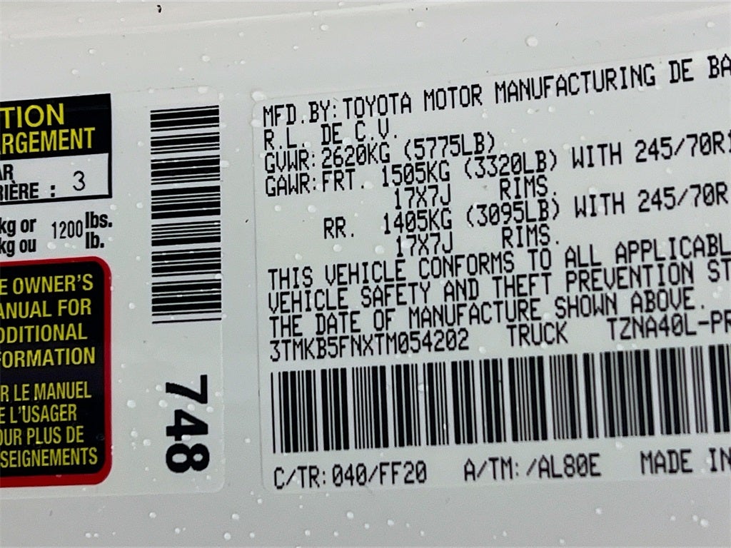 2026 Toyota Tacoma SR5