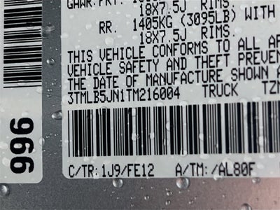 2026 Toyota Tacoma TRD Sport