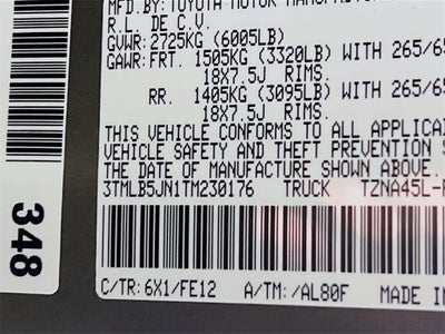 2026 Toyota Tacoma TRD Sport