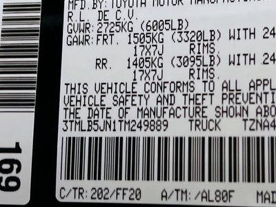 2026 Toyota Tacoma SR5