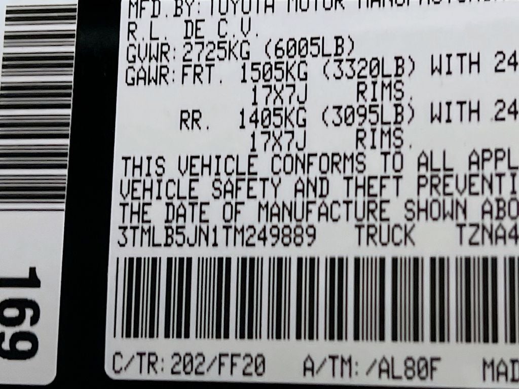 2026 Toyota Tacoma SR5