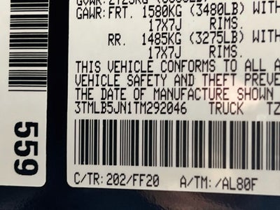 2026 Toyota Tacoma SR5