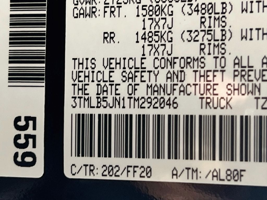 2026 Toyota Tacoma SR5