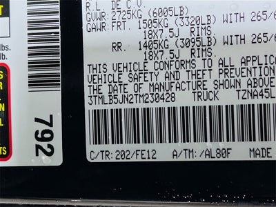 2026 Toyota Tacoma TRD Sport