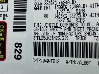 2026 Toyota Tacoma TRD Off-Road