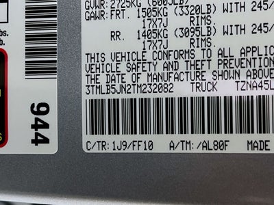 2026 Toyota Tacoma SR5