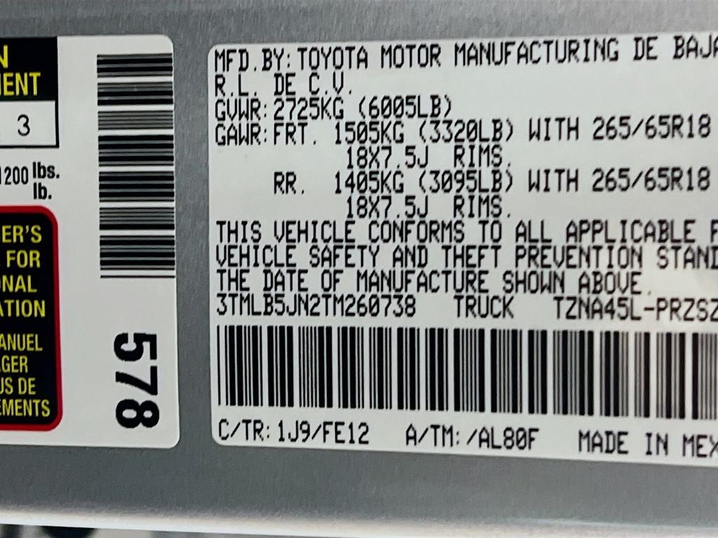 2026 Toyota Tacoma TRD Sport S