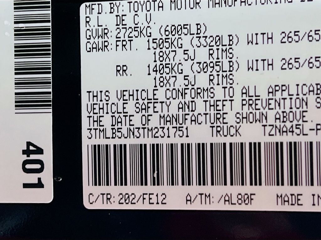 2026 Toyota Tacoma TRD Sport