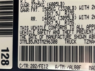 2026 Toyota Tacoma TRD Sport S